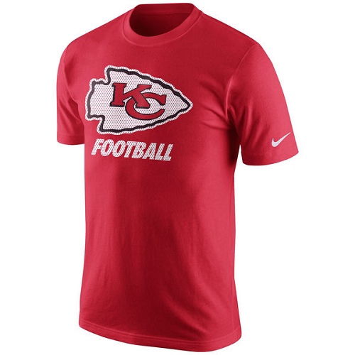 NFL Kansas City Chiefs Nike Facility T-Shirt - Red